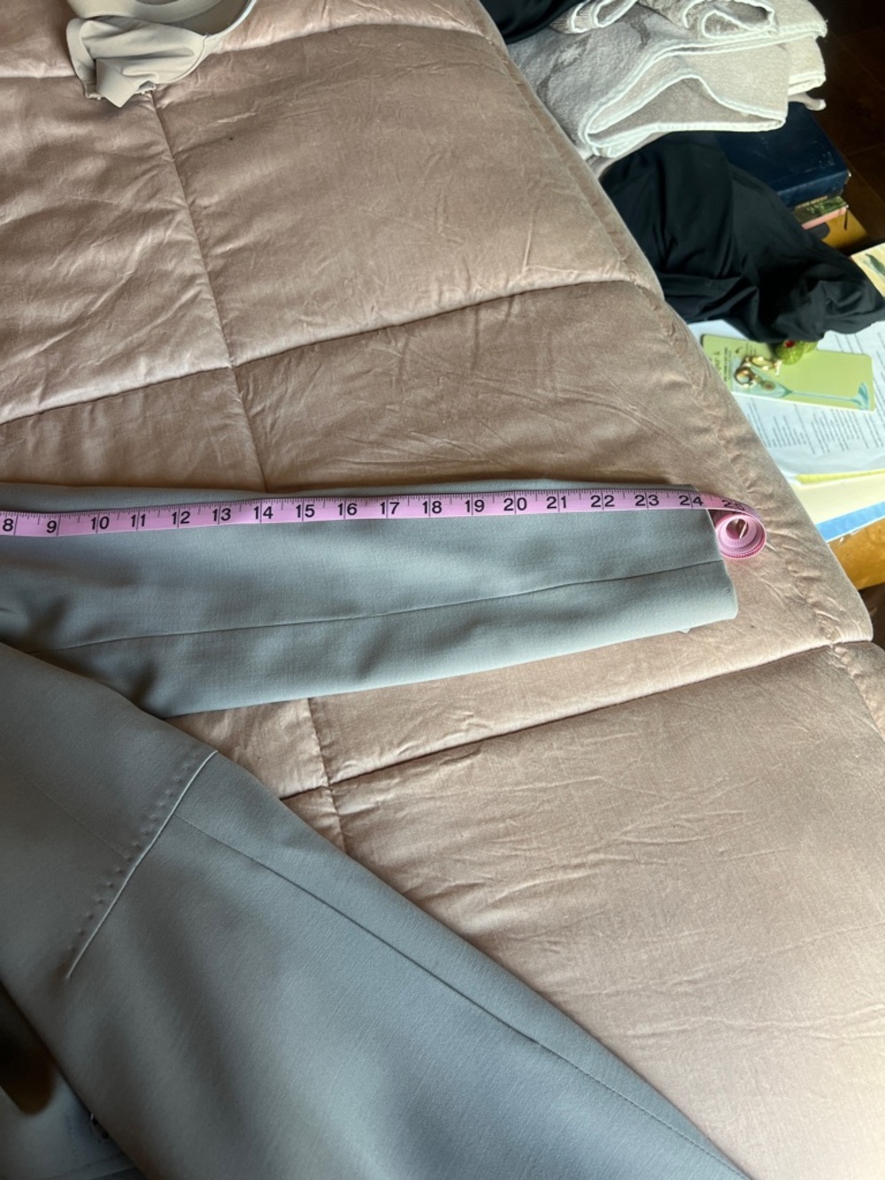 Light Taupe blazer coat - Picture 8 of 9